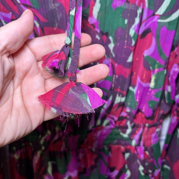 MISA Los Angeles Lorena mini dress  Holiday Sparkle Abstract print Medium USA - Picture 10 of 16